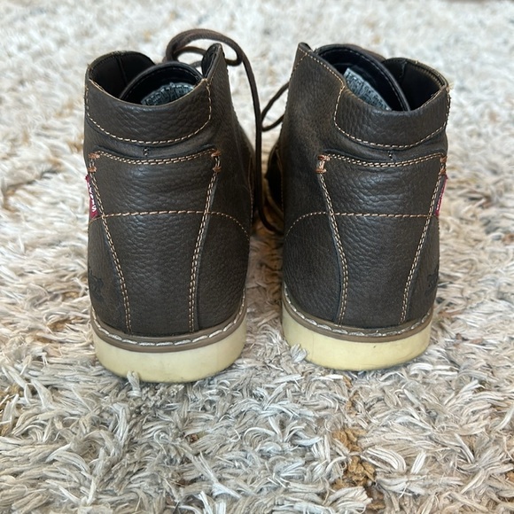Levi brown leather boots men’s 11 - Picture 5 of 5